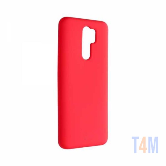 Capa de Silicone para Xiaomi Redmi 9 Vermelho